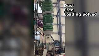 먼지 없는 로딩 슈트, 먼지 필터 텔레스코픽 슈트 내장